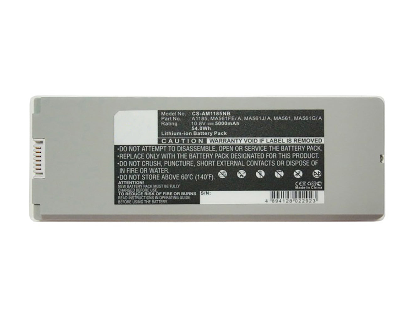 Replacement for Apple MacBook 13" A1181 (year 2006-2009) Laptop Battery