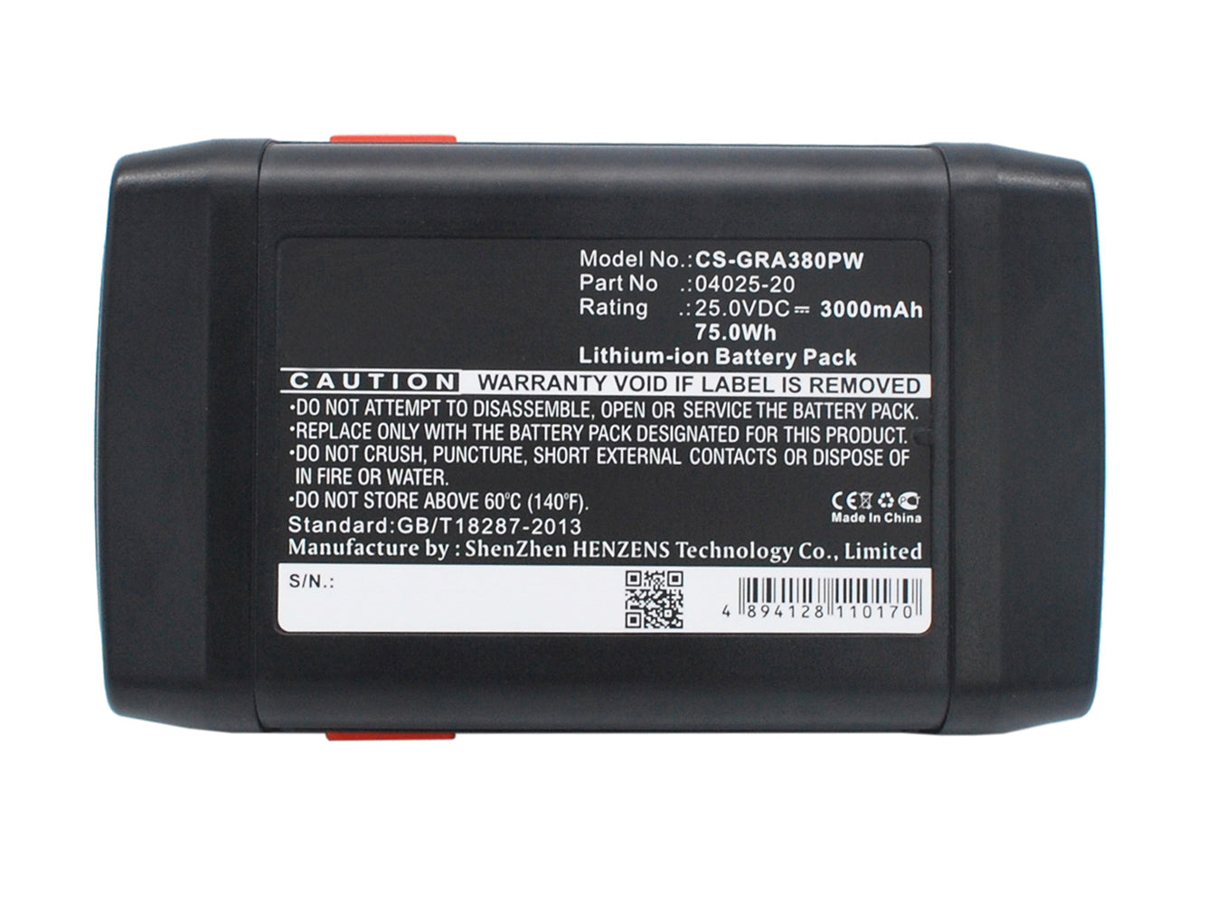 Replacement for Gardena 648872, Accu-Spindelmaher 380 Li, Spindelm?her 380 C (4024-20) Lawn Mowers Battery