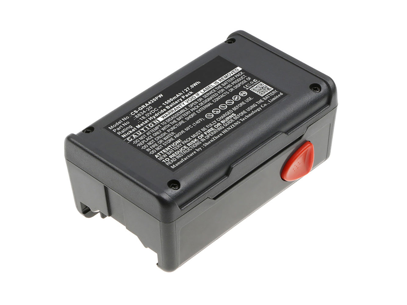 Replacement for Gardena 648844, 648872, EasyCut 42 Lawn Mowers Battery