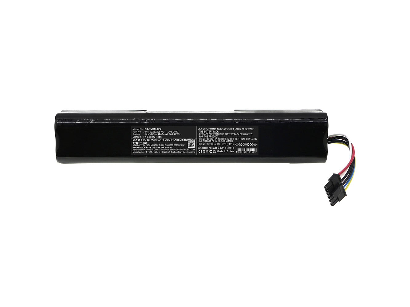 Replacement for NEATO 945-0225, 205-0011, 4INR19/65-2, 0810841012076, 945-0266, 205-0013 Vacuum Cleaner Battery