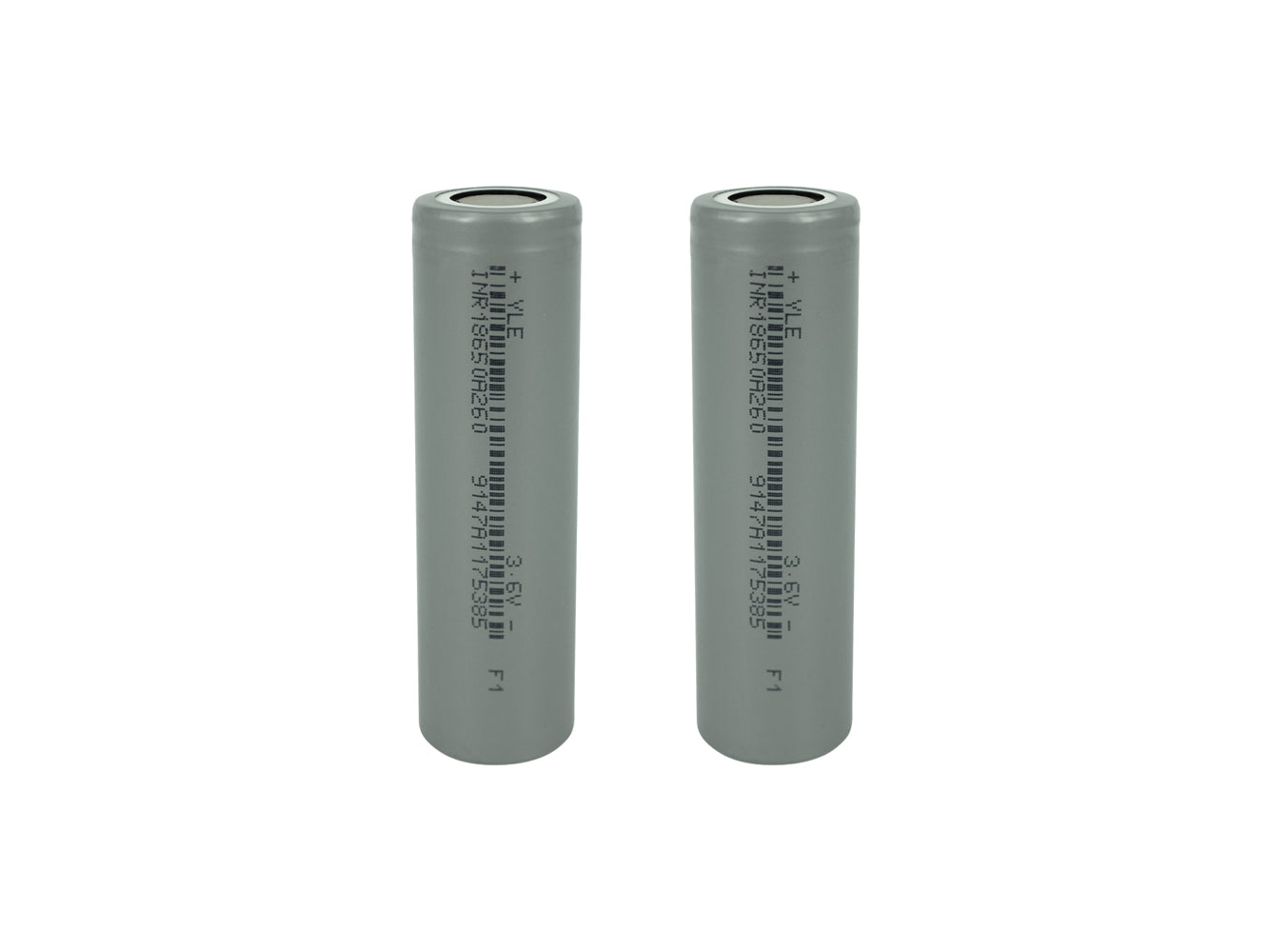 2x 18650 3.6V 2600 mAh Rechargeable Battery Cells