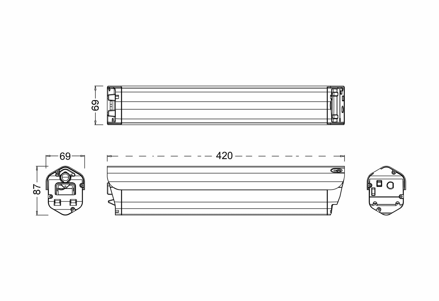 36V 11,6Ah/417,6Wh Akku für Saxonette Comfort Plus 4.0, Comfort plus 4.1