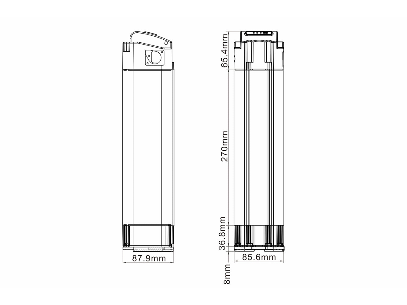 Powersmart 36V 13,4Ah / 482Wh Akku für Telefunken Multitalent RC820, RC822, RC830