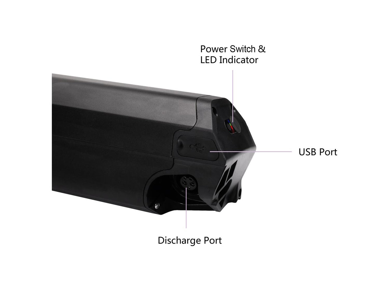 36V 14.5Ah/522Wh Battery for Allegro CrossTour, Crussis e-Atland 7.4