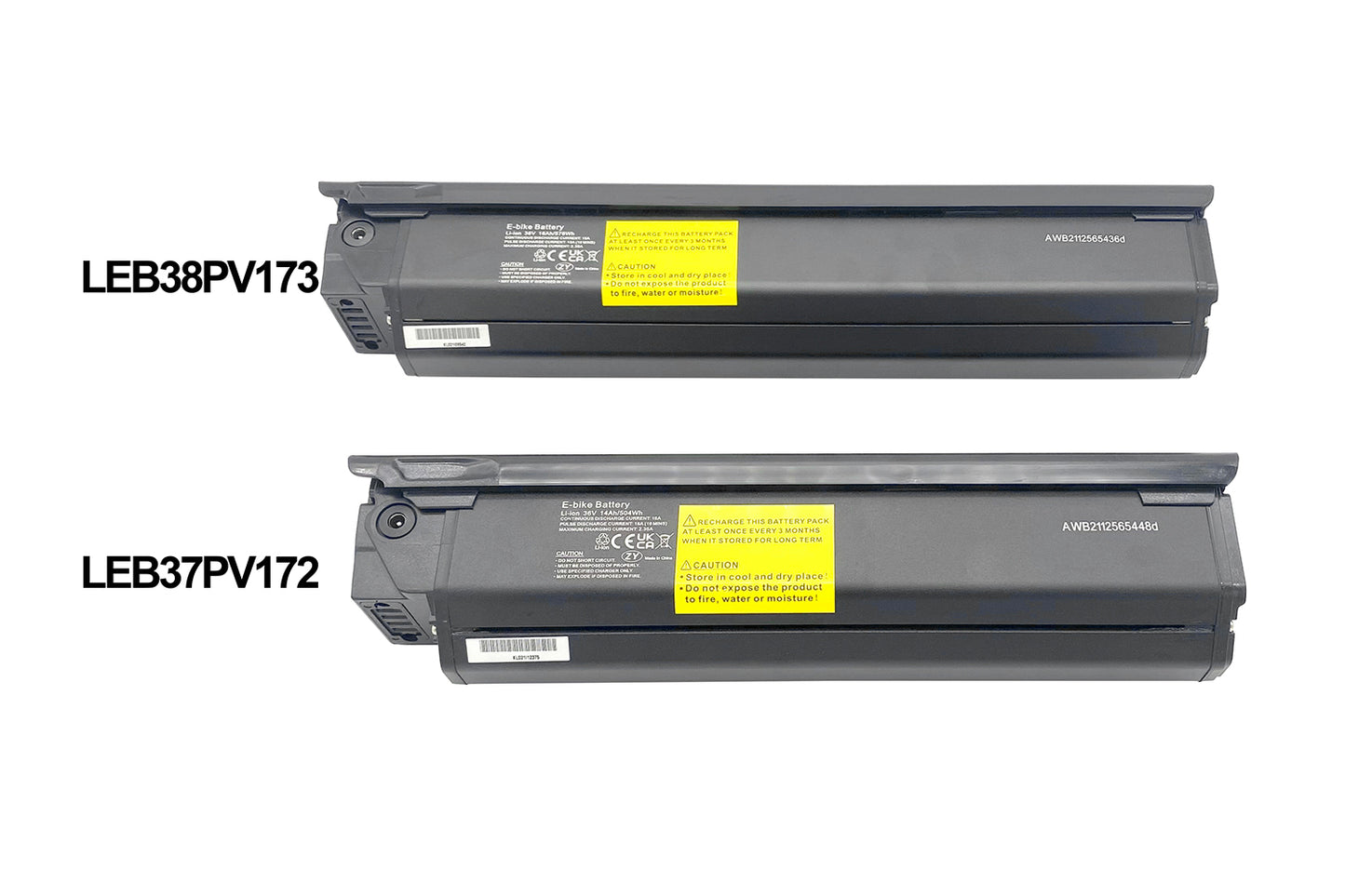 36V 16Ah/576Wh Li-ion Battery for E-Bike