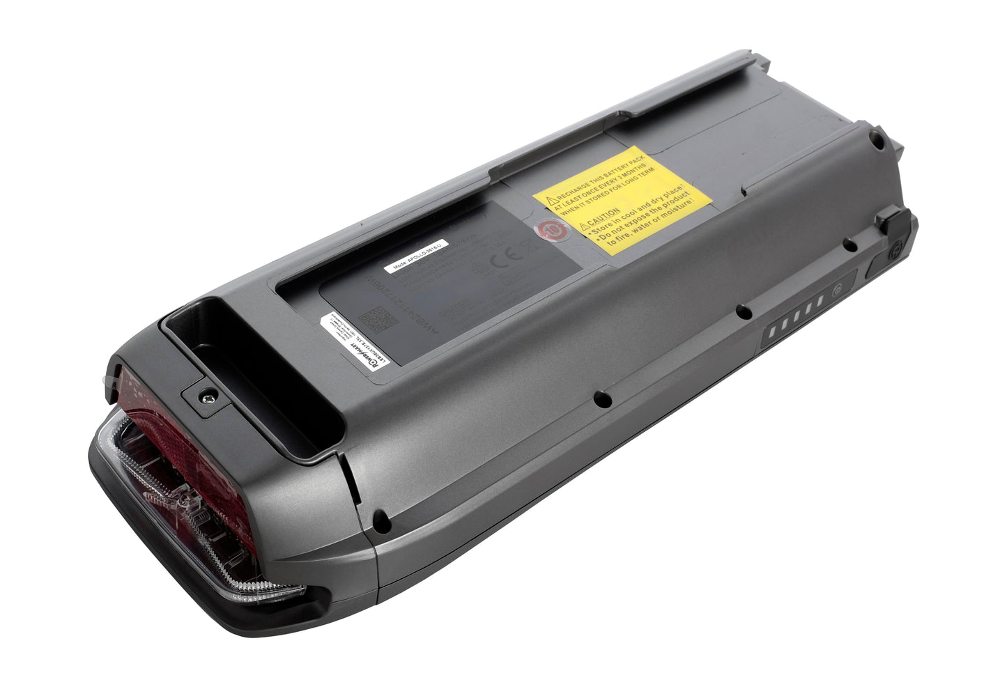 Li-Ion 36V - 16Ah/576Wh Pannier Rack Battery with Phylion UART