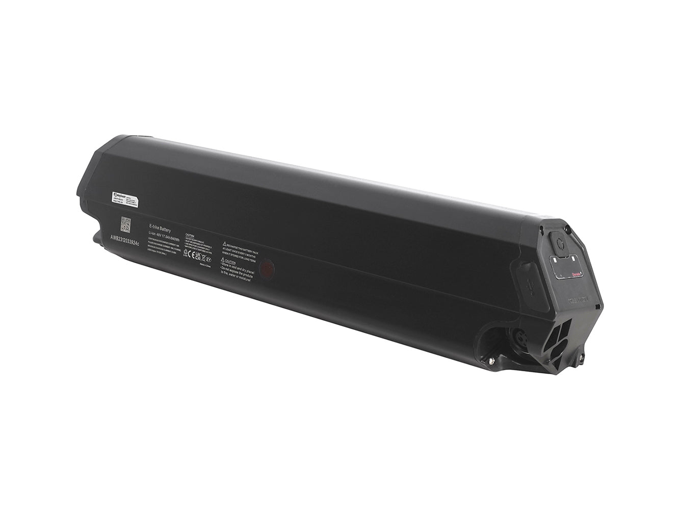 Batterie de vélo électrique Li-Ion 48V - 17,5Ah/840Wh, remplacement pour NCM Milano