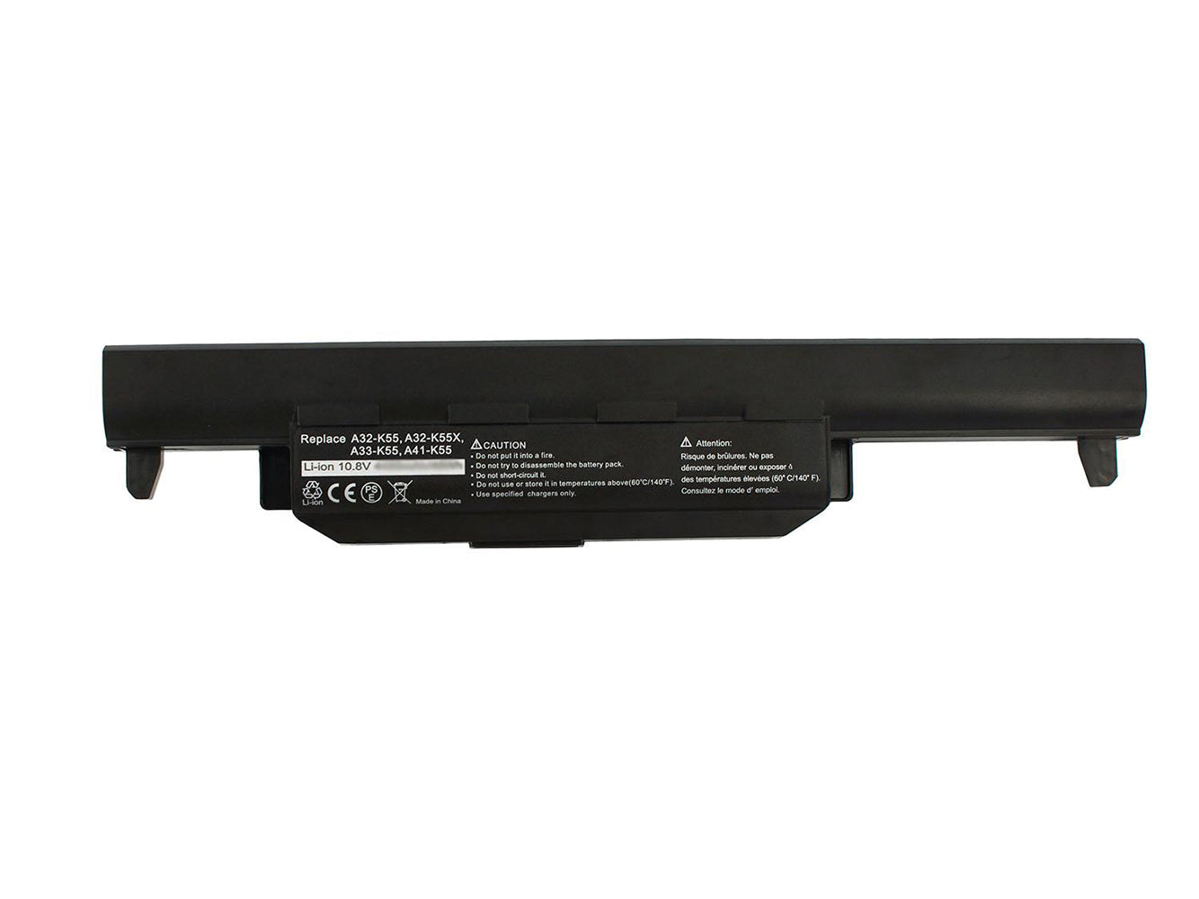 Replacement for ASUS A45 Series, A45A Series, A45D Series, A45DE Series, A45DR Series, A45N Series, A45V Series, A45VD Series, A45VG Series, A45VJ SeriesA45VM Series, A45VS Series, A55 Series, A55A SeriesASUS A55 Laptop Battery