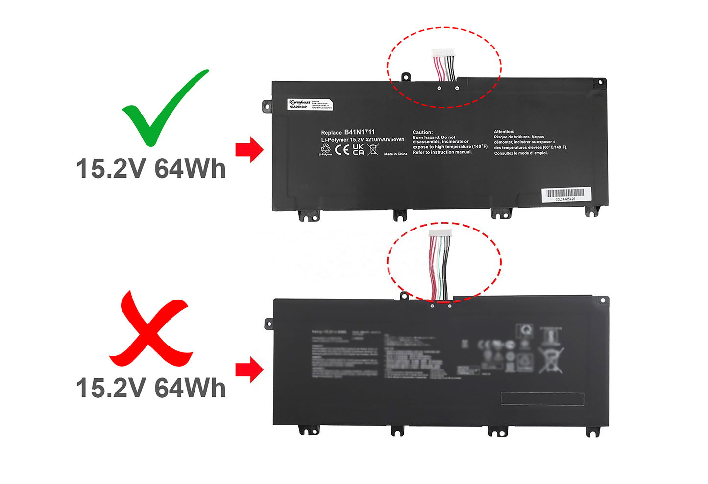 Replacement for ASUS TUF Gaming F705DT, TUF Gaming FX705DD, TUF Gaming FX705DT, TUF Gaming FX705DU, TUF Gaming FX705DY, TUF Gaming FX705GD Laptop Battery