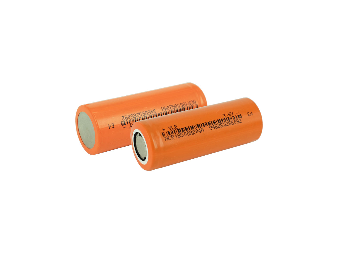 2x 18500 3.6V 2040mAh Rechargeable Battery Cells