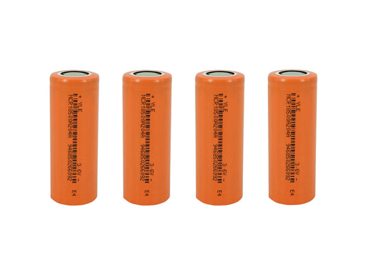 4x 18500 3.6V 2040mAh Rechargeable Battery Cells