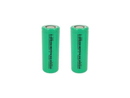 2x 18500 3.6V 2250mAh Rechargeable Battery Cells