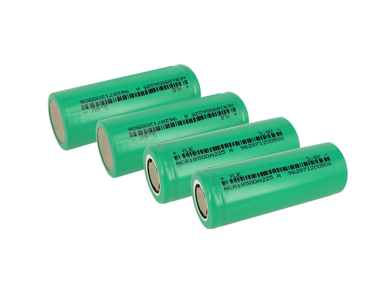 4x 18500 3.6V 2250mAh Rechargeable Battery Cells