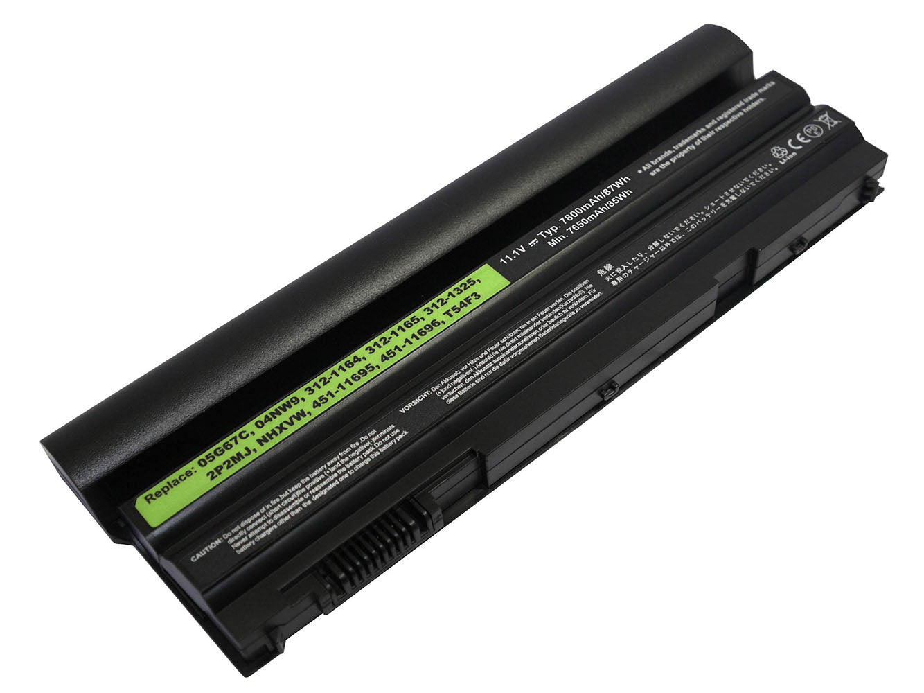 Replacement for Dell Latitude E5420, Latitude E5420 ATG, Latitude E5420m, Latitude E5430, Latitude E5520, Latitude E5520m, Latitude E5530 Laptop Battery