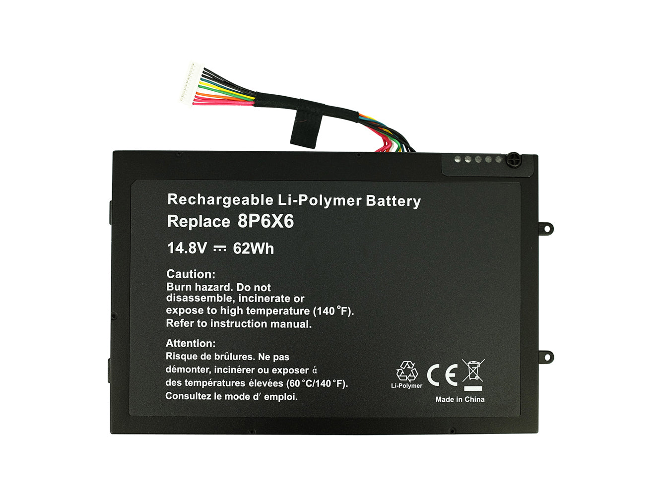 Replacement for Dell Alienware M11x R1 Series, Alienware M11X, M14X, PT6V8, R2, R3 Laptop Battery