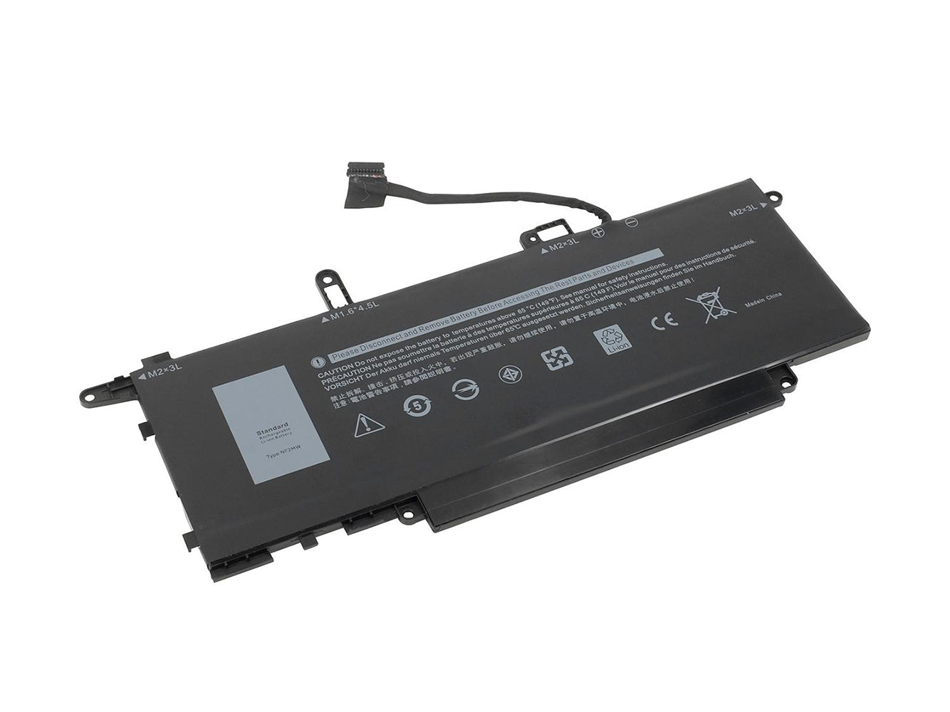 Replacement for Dell Latitude 7400 2-in-1 Laptop Battery