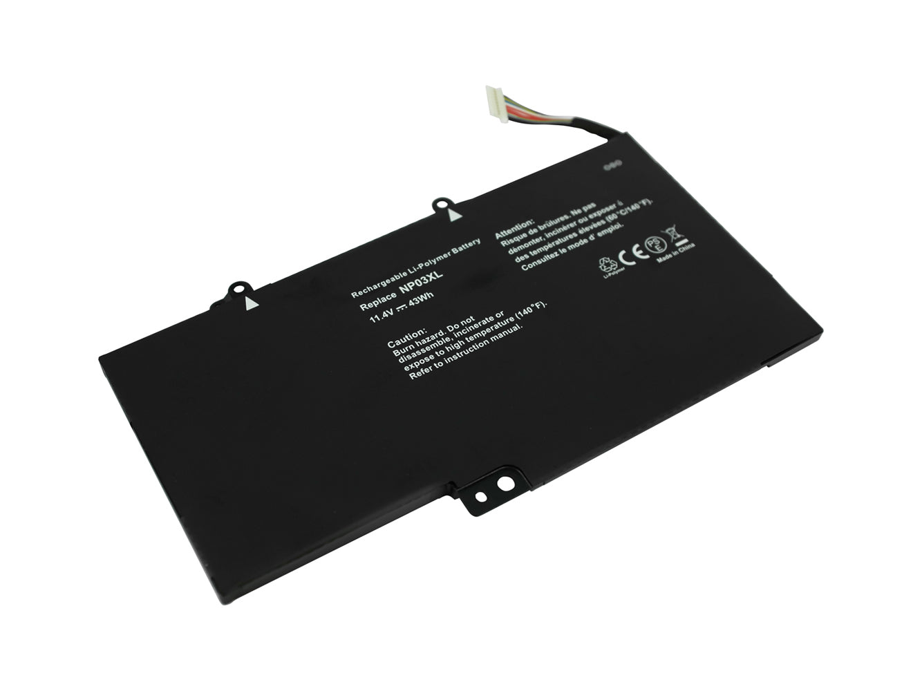 Replacement for HP 13-a000ns, 13-a006na, 13-a010dx, 15-u011dx, 15-u030nd, NP03XL, Pavilion 13-b080sa Laptop Battery