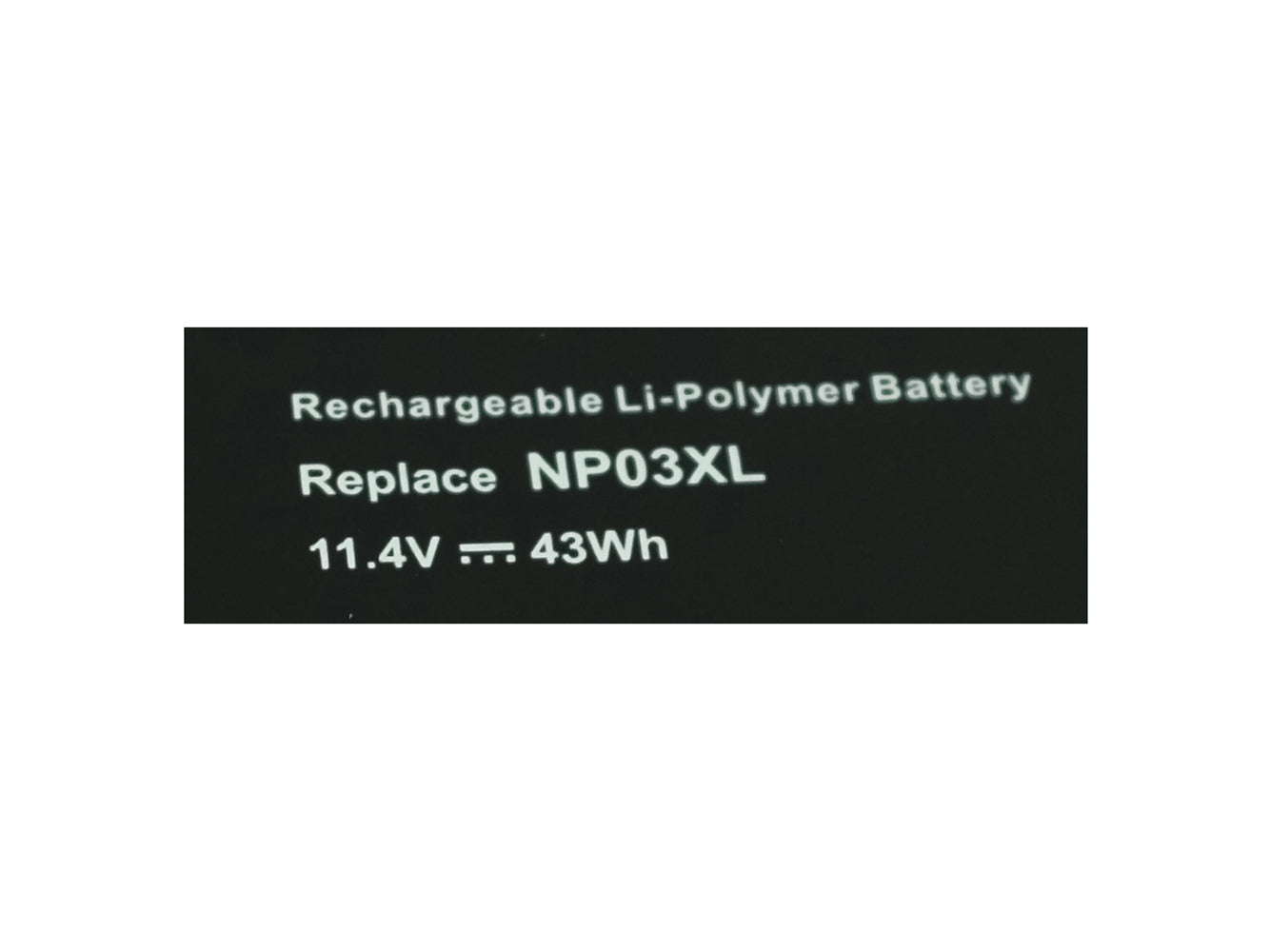 Replacement for HP 13-a000ns, 13-a006na, 13-a010dx, 15-u011dx, 15-u030nd, NP03XL, Pavilion 13-b080sa Laptop Battery