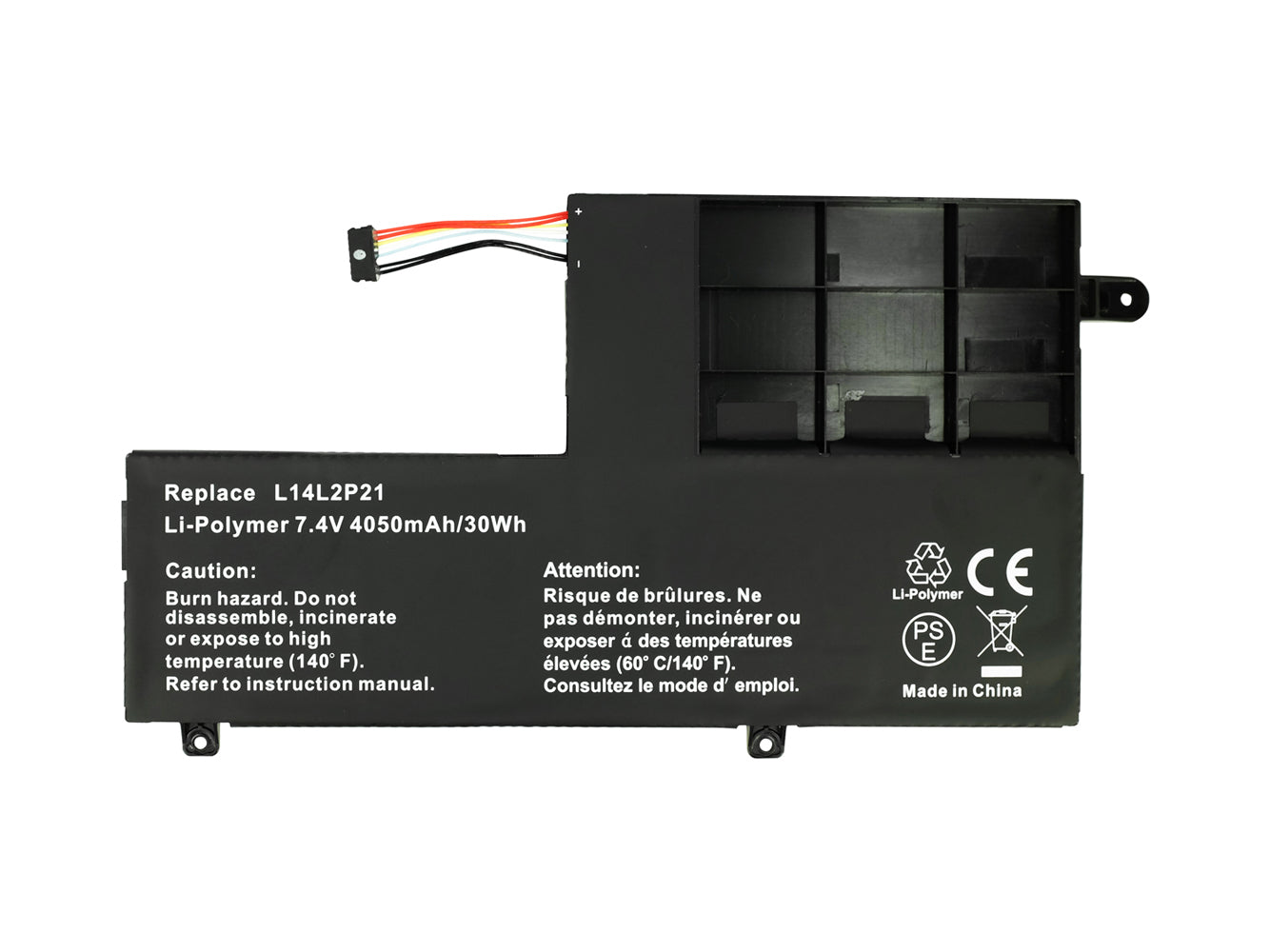 Replacement for LENOVO Yoga 500-15IBD Laptop Battery