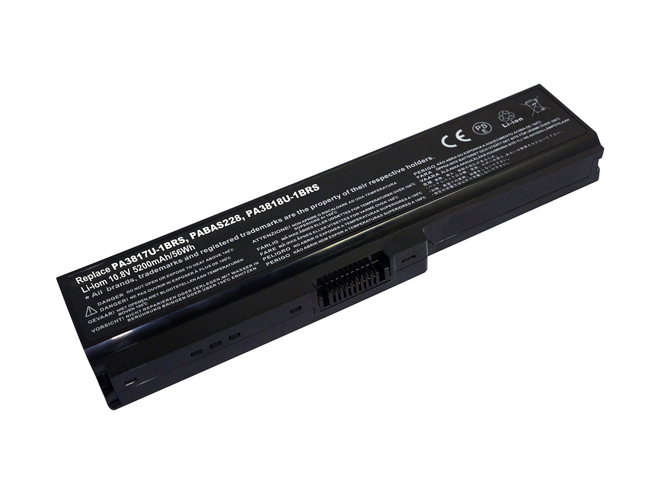 Replacement for TOSHIBA Dynabook MX/43KWH, TOSHIBA Dynabook CX/45, Dynabook CX/47, Dynabook CX/48, Dynabook EX/46, Dynabook EX/56, Dynabook EX/66, Dynabook Qosmio T551, Dynabook T351, Satellite L750 Series Laptop Battery