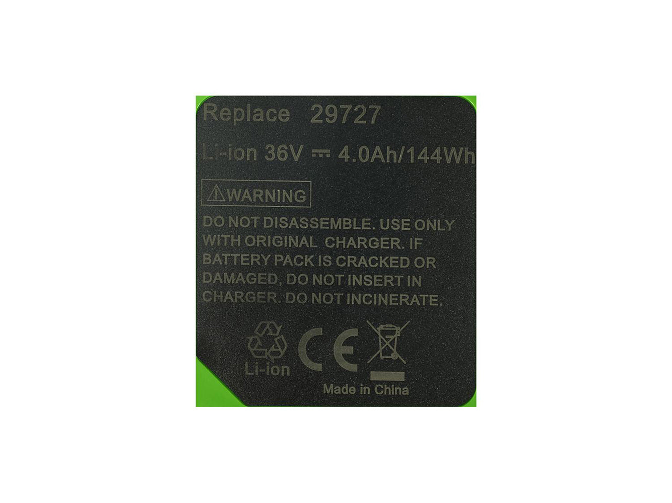 Replacement for Greenworks G40AB, G40AC, G40CS30, G40DT35, G40GC, G40HT Power Tools Battery